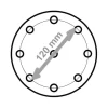 Rodcraft Teller Klett Hart für 7691V