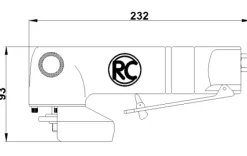 Rodcraft Winkelschleifer, Radgröße 115 x 22 / 125 x 22 RC7166