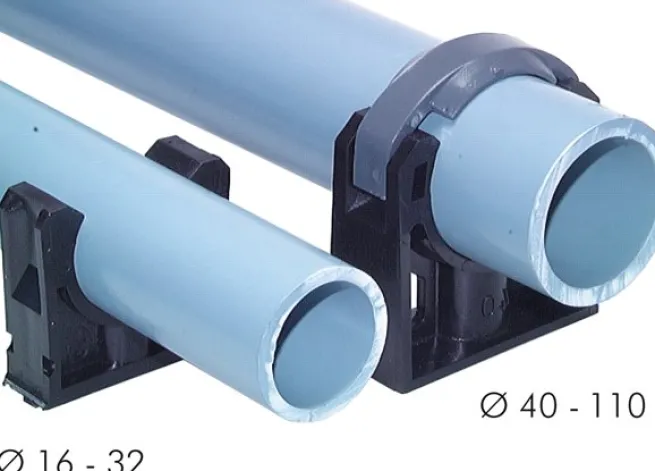 Rohrklemme 110mm, Polyethylen (schwarz)