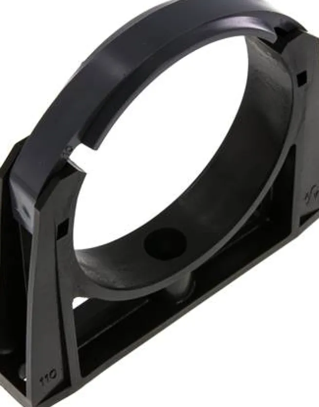 Rohrklemme 110mm, Polyethylen (schwarz)
