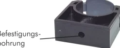 Rohrklemme 110mm, Polyethylen (schwarz)