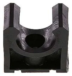 Rohrklemme 20mm, Polyethylen (schwarz)