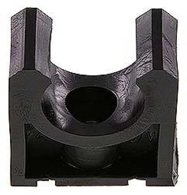 Rohrklemme 20mm, Polyethylen (schwarz)