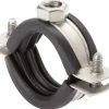 Rohrschelle, 159 - 168mm, 1.4404, mit Einlage