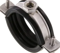 Rohrschelle, 52 - 56mm, 1.4404, mit Einlage, RS 56 G ES
