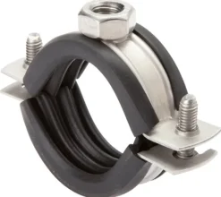 Rohrschelle, 52 - 56mm, 1.4404, mit Einlage, RS 56 G ES