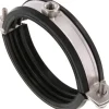 Rohrschelle, 86 - 91mm, 1.4404, mit Einlage, RS 91 G ESM8