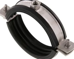 Rohrschelle, 70 - 76mm, 1.4404, mit Einlage, RS 76 G ESM8