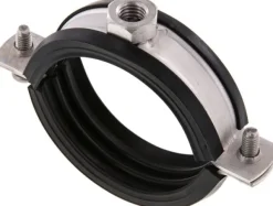 Rohrschelle, 64 - 67mm, 1.4404, mit Einlage, RS 67 G ES