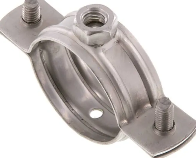 Rohrschelle, 40 - 43mm, 1.4404, ohne Einlage