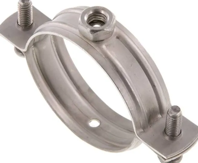 Rohrschelle, 54 - 60mm, 1.4404, ohne Einlage