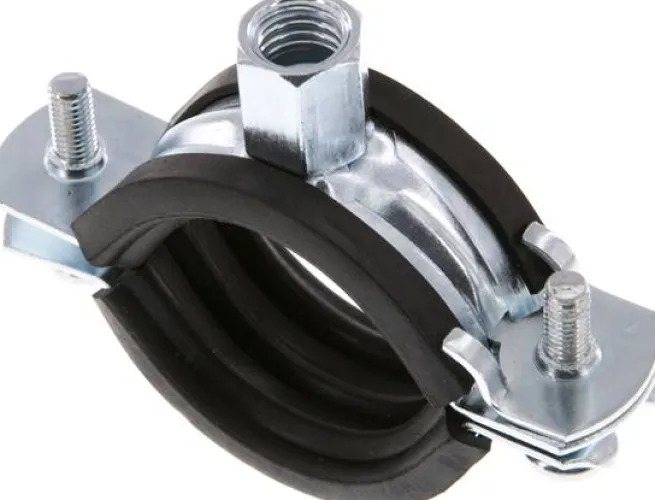 Rohrschelle 32 - 37mm,Stahl verzinkt mit Einlage, FISCHER