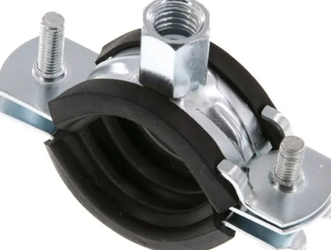 Rohrschelle 25 - 30mm,Stahl verzinkt mit Einlage, FISCHER