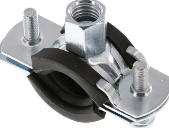 Rohrschelle 15 - 19mm,Stahl verzinkt mit Einlage, FISCHER