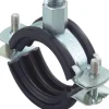 Rohrschelle 72 - 80mm,Stahl verzinkt mit Einlage, FISCHER