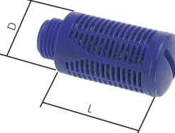Schalldämpfer aus Kunststoff (Granulat), G 1/4"