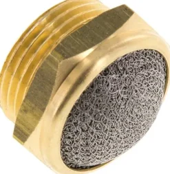 Schalldämpfer G 3/4", Drahtgewebe, Messing