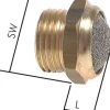 Schalldämpfer G 1/8", Drahtgewebe, Messing