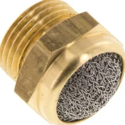 Schalldämpfer G 3/8", Drahtgewebe, Messing