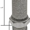 Schalldämpfer G 1/4", Edelstahl