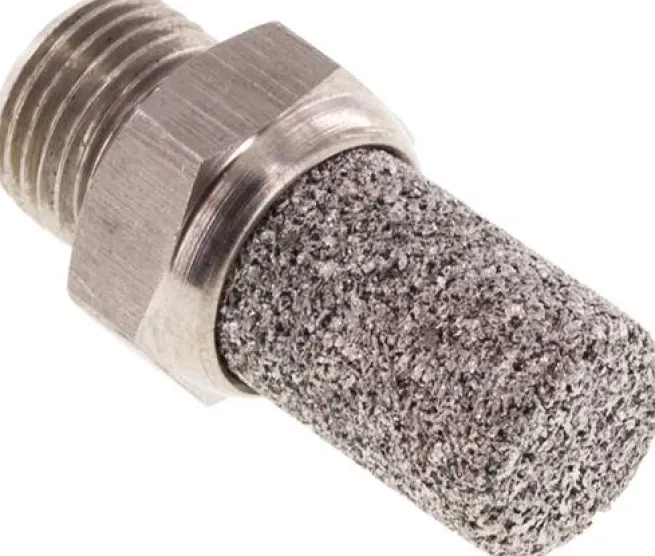 Schalldämpfer G 1/8", Edelstahl