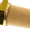 Schalldämpfer G 1", Sinterbronze, Messinggewinde