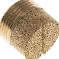 Schalldämpfer G 3/4", Sinterbronze, zylinderförmig