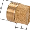 Schalldämpfer G 1/8", Sinterbronze, zylinderförmig
