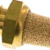 Schalldämpfer G 1/8", Sinterbronze, Messinggewinde