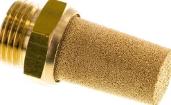 Schalldämpfer G 1/2", Sinterbronze, Messinggewinde