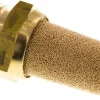 Schalldämpfer G 3/8", Sinterbronze, Messinggewinde