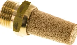 Schalldämpfer G 3/8", Sinterbronze, Messinggewinde