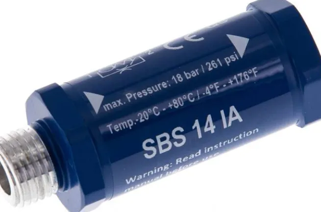Schlauchbruchsicherung G 1/4" (Innengewinde / Außengewinde)