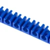 Schlauchklemmleiste, blau 10-fach für 6mm Schlauch