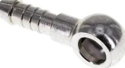 Schlauchnippel 8mm Ring, 5 - 6mm, Stahl verzinkt