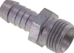Schlauchnippel M 16x1,5 AG, 9 - 10mm, Stahl verzinkt
