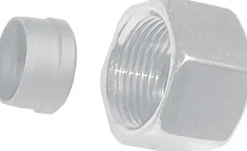 Schlauchnippel M 12 x 1,5 (6 L), 5 - 6mm, Stahl verzinkt