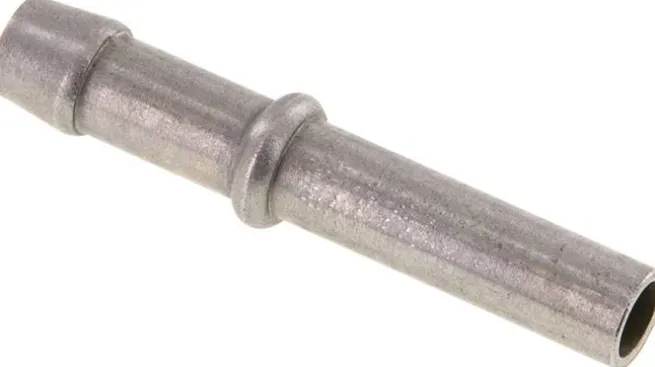 Schlauchnippel Rohr 8, Schl. 7 - 8mm, 1.4301