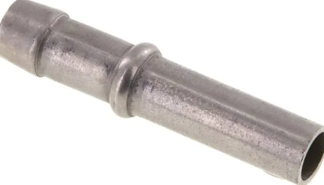 Schlauchnippel Rohr 10, Schl. 9 - 10mm, 1.4301
