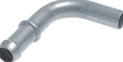 90°-Schlauchnippel Rohr 10, Schl. 9 - 10mm, Stahl verzinkt