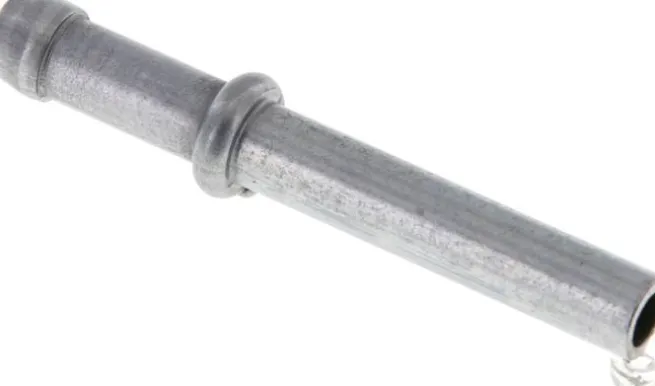 Schlauchnippel Rohr 6, Schl. 5 - 6mm, Stahl verzinkt