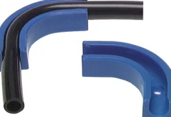 90°-Schlauchstütze, blau für 6mm Schlauch