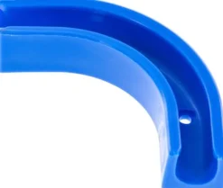 90°-Schlauchstütze, blau für 11,6mm Schlauch