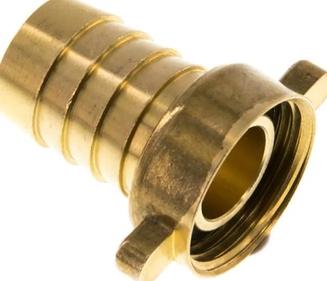 2/3-Schlauchtülle, mit Mutter G 3/4"-19 (3/4")mm, gerade