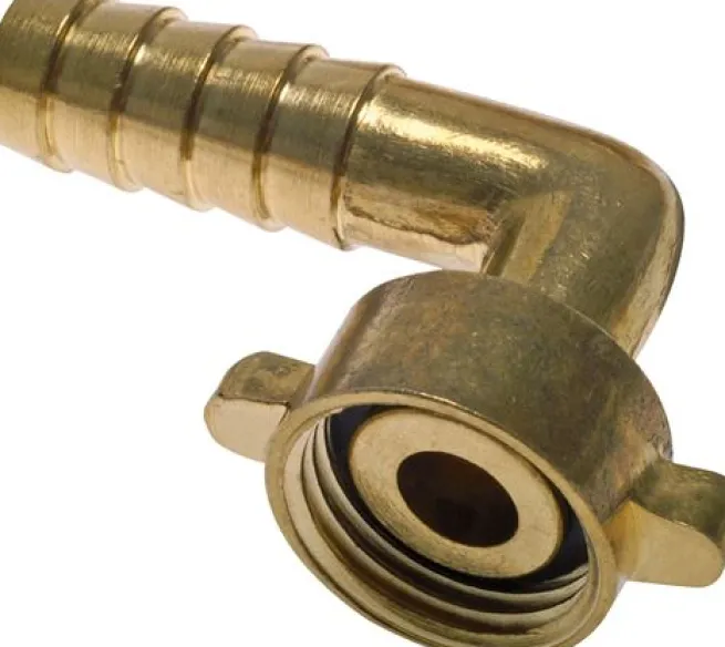 2/3-Schlauchtülle, mit Mutter G 1"-19 (3/4")mm, Winkel 90°