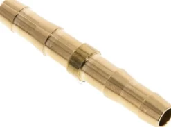 Schlauchverbindungsrohr DIN EN 560, 8 (5/16")mm-8 (5/16")mm, Messing