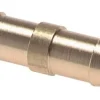 Schlauchverbindungsrohr DIN EN 560, 9 (3/8")mm-9 (3/8")mm, Messing