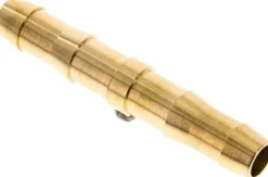 Schlauchverbindungsrohr DIN EN 560, 9 (3/8")mm-9 (3/8")mm, Messing
