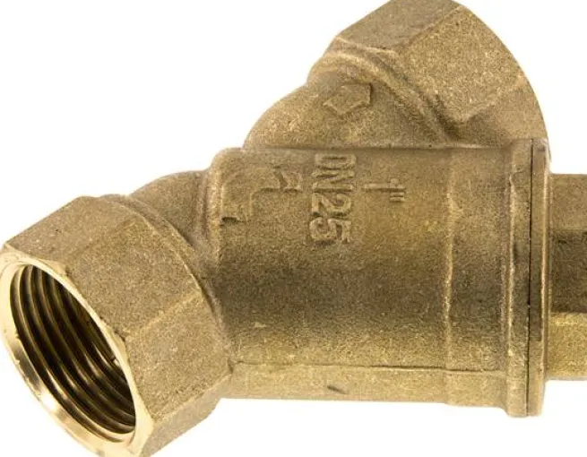 Schmutzfänger G 1", -0,99 bis 20bar, Messing, Typ F