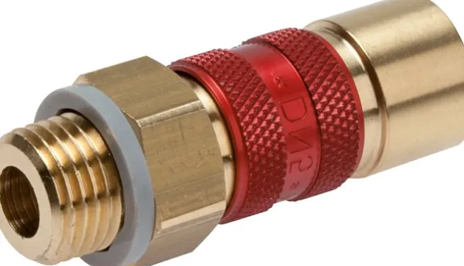 Schnellkupplung (NW5) G 1/8"(AG), blau, Sechseck SW10